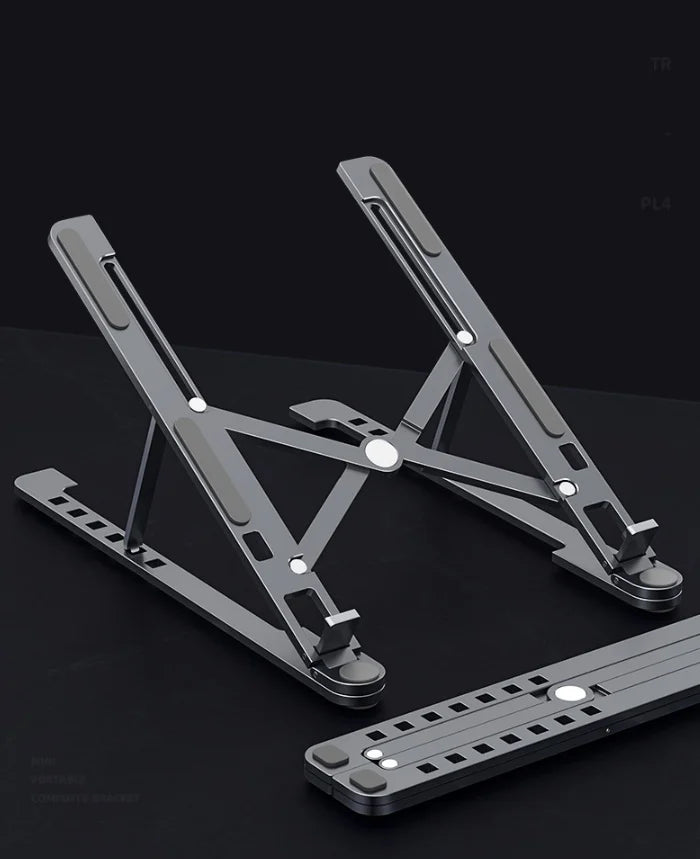 ElevateN8™ Adjustable Aluminum Laptop Stand | Ergonomic & Portable