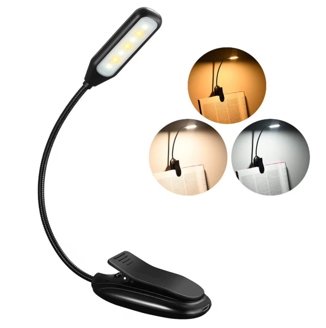 Mini LED Clip-On Reading Light