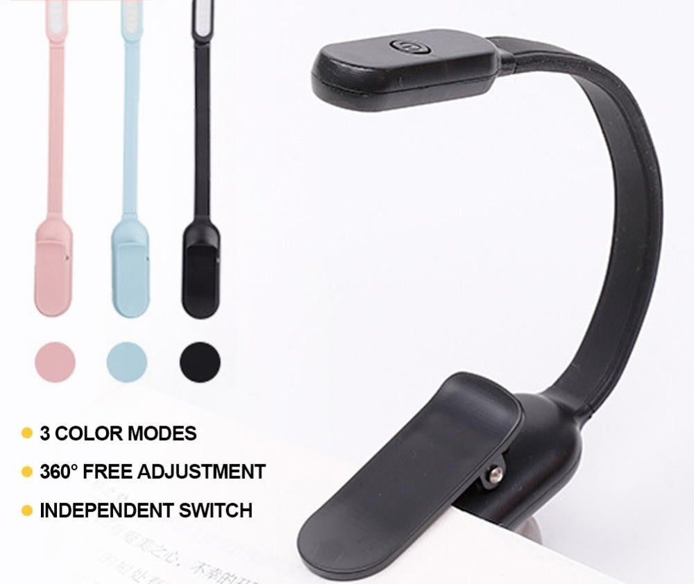 Mini LED Clip-On Reading Light